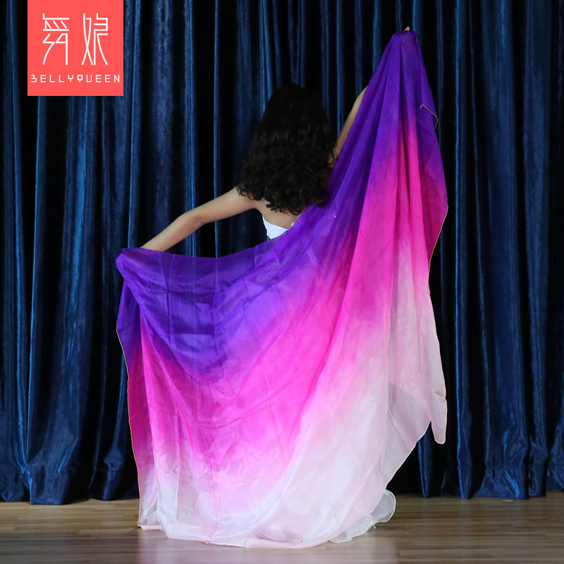 Kids 100% Silk Bell Dance Veil 200*90cm 2139383116 Kids 100% Silk Bell Dance Veil 200*90cm 2139383116